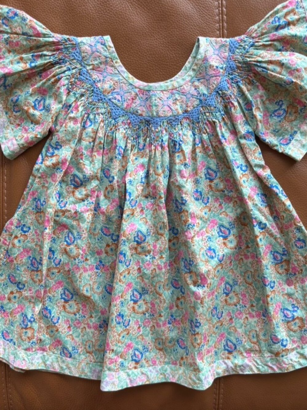 Bonjour Diary Blue Garden Butterfly Dress 2Y
